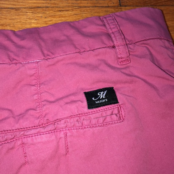 Mason’s London Chino Bermuda Shorts in Pink, size 36 - Picture 12 of 15